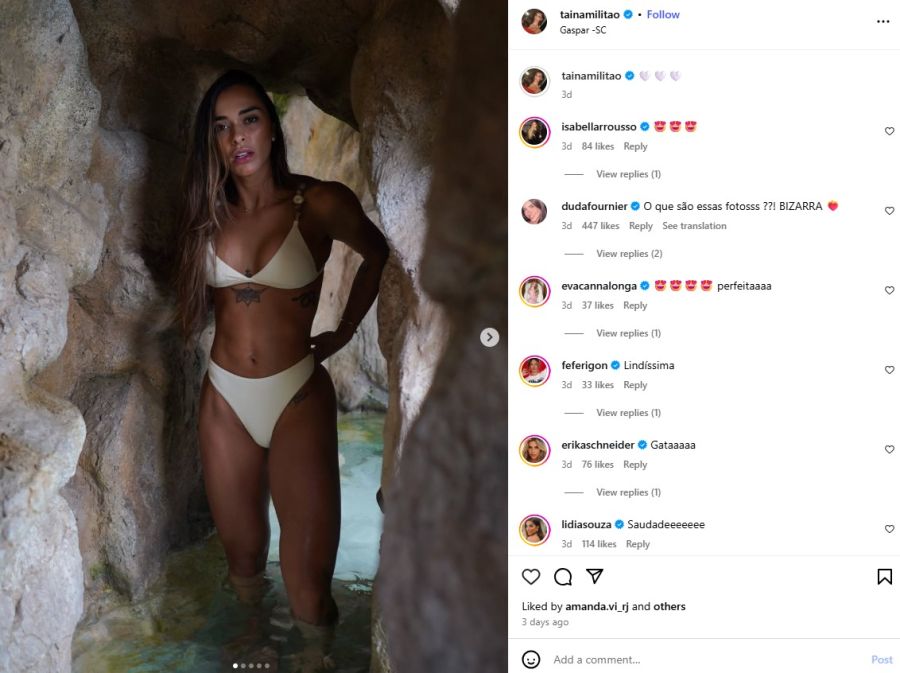 Mit über 900'000 Followern zeigt sie glamouröse Bilder, Bikiniselfies und luxuriöse Urlaubsaufnahmen.
