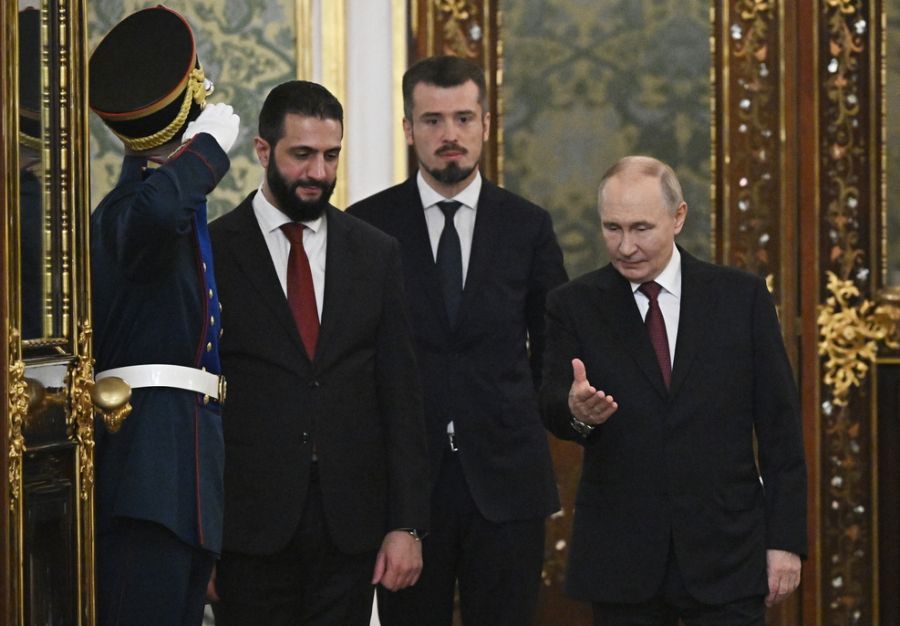 Al-Scharaa plant nun, die Beziehungen zwischen Syrien und Russland neu zu definieren.