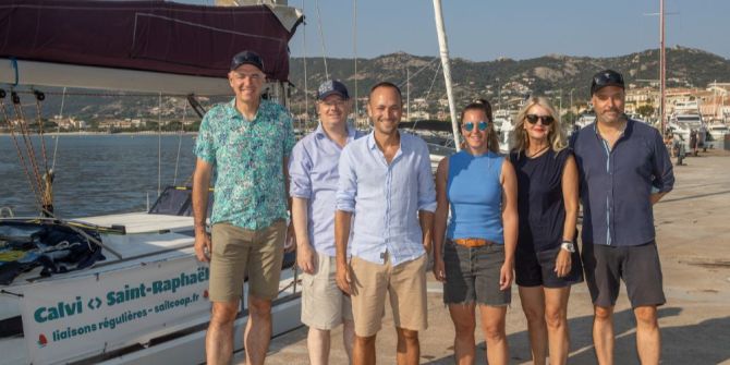 Walliser Regierung auf Reise