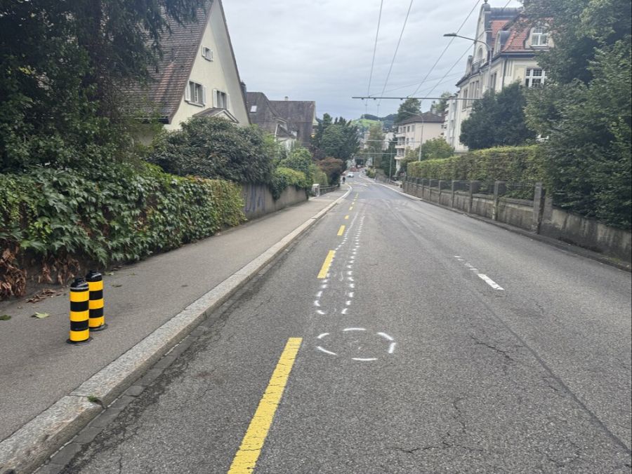 Örtlichkeit Selbstunfall Müller-Friedberg-Strasse