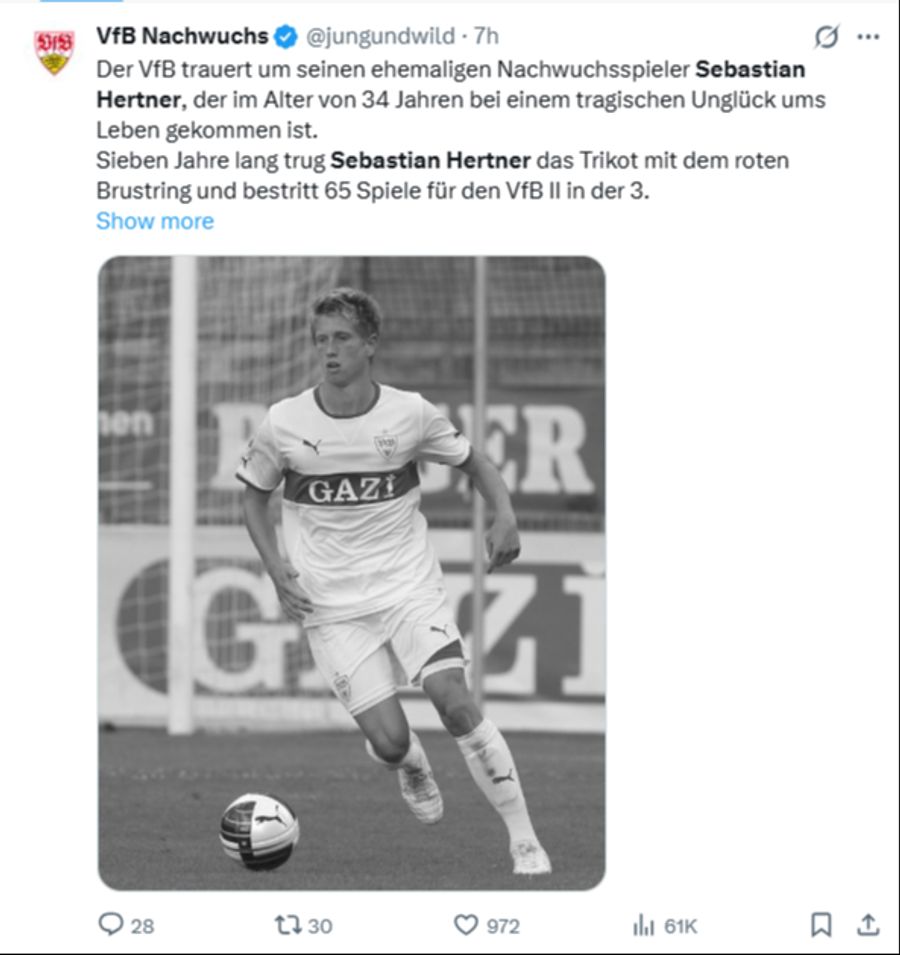 Er spielte einst in den Nachwuchsauswahlen Deutschlands und des HSV.