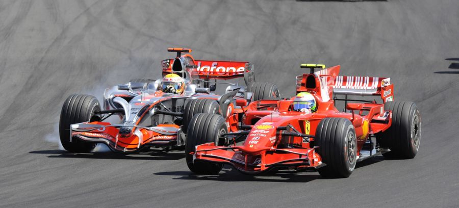 Massa HAmilton Formel 1