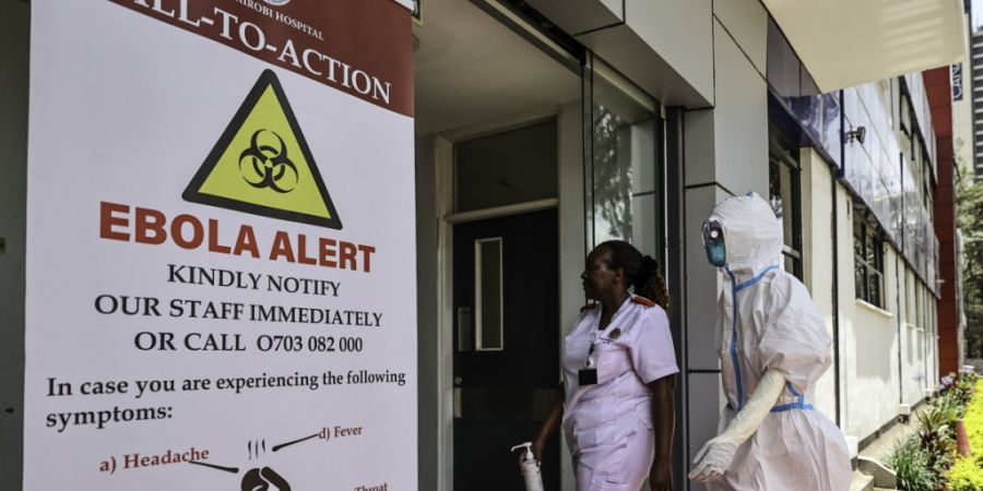 Eine Schweizerin ist an Ebola erkrankt. (Symbolbild)