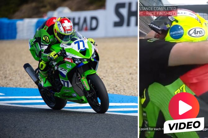 Dominique Aegerter Supersport-WM Kawasaki