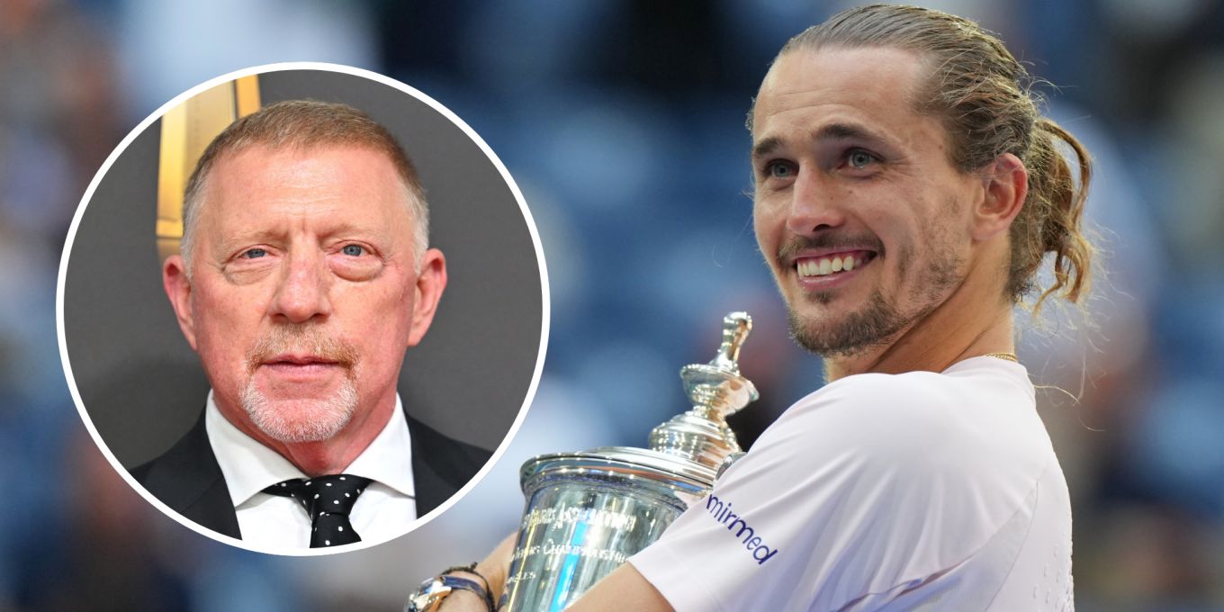 Photo: Nau Alexander Zverev Boris Becker
