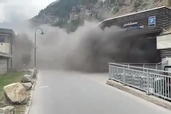 Parkhaus Zermatt Brand
