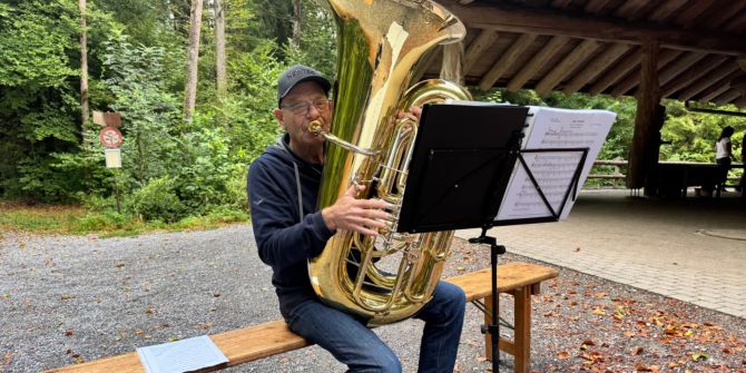 Tuba-Spieler
