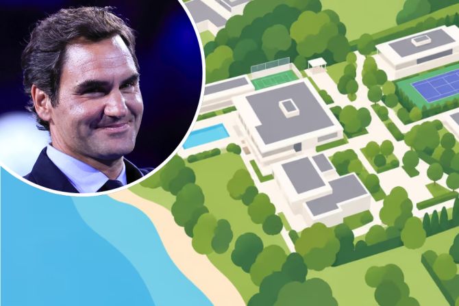 Roger Federer Anwesen Zürichsee