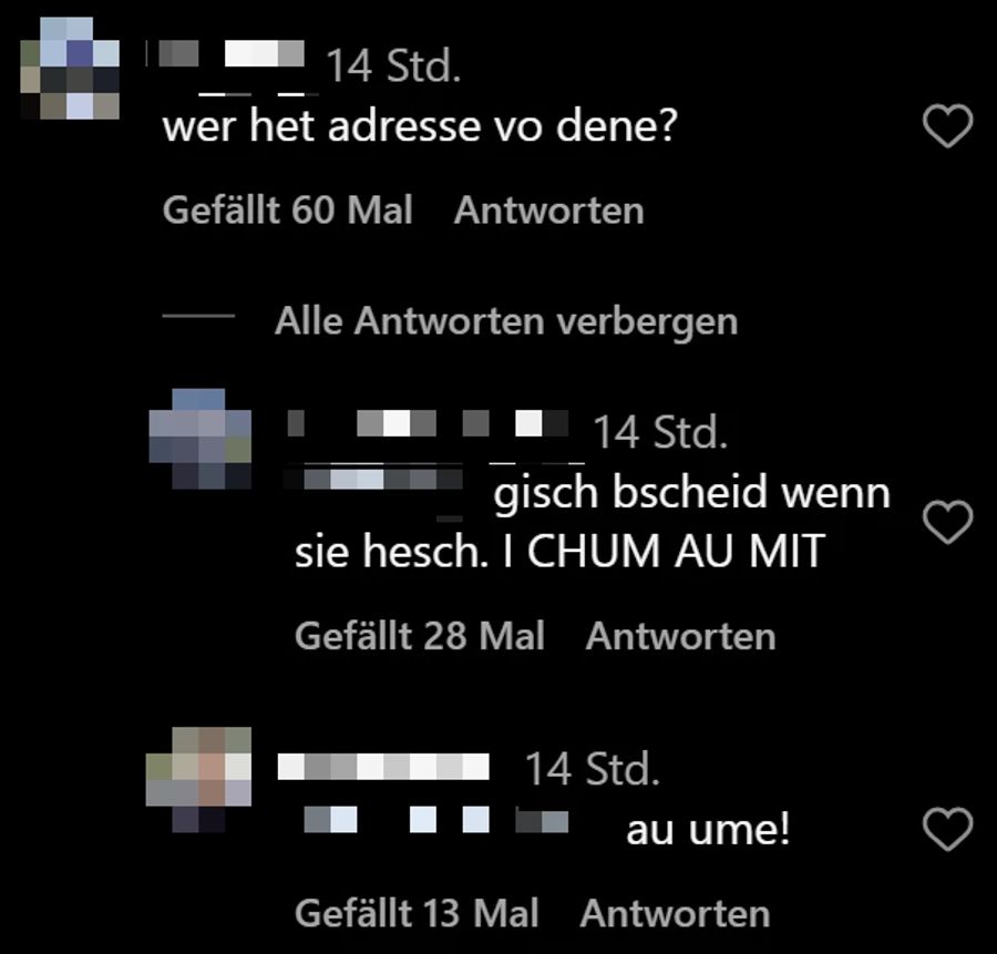 Instagram-Nutzer wollen die Adressen der Täterinnen.