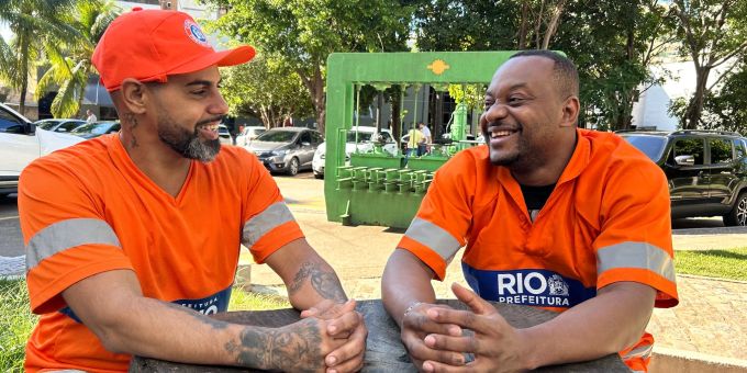 Die Mitarbeiter der Stadtreinigung beabsichtigen, das Baby zu adoptieren. Rio