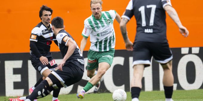 Der FC Lugano und der FC St.Gallen liefen sich im Tessin einen harten Kampf. FC St.Gallen