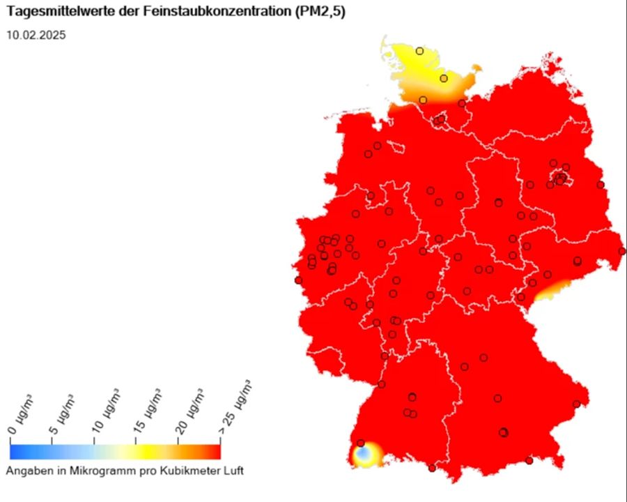 Deutschland Feinstaub