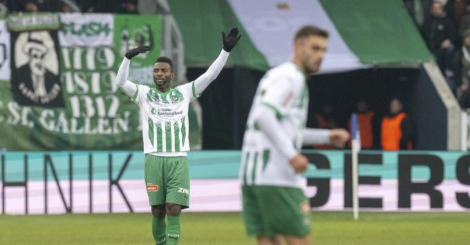 Neuzugang Jean-Pierre Nsame geht jetzt für den FC St.Gallen auf Torjagd. fc st.gallen