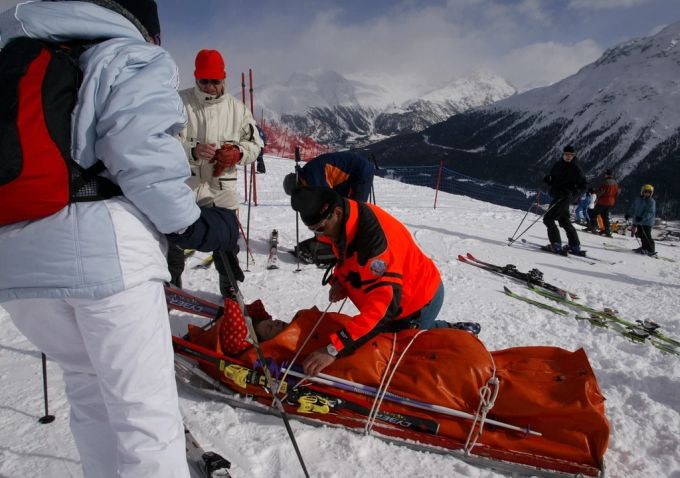 Unfall Skipiste