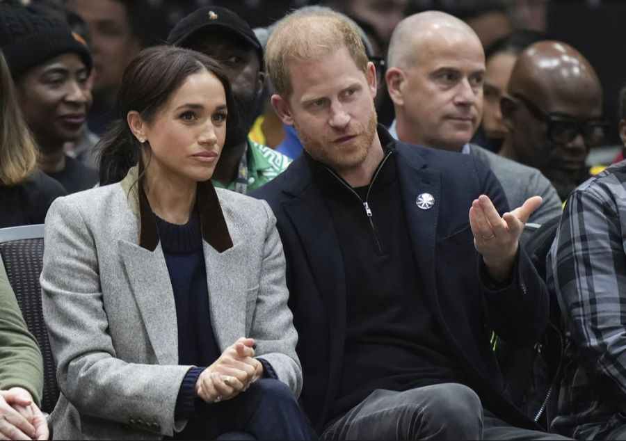 Prinz Harry und seine Ehefrau Meghan kürzlich in Kanada bei den Invictus Games.