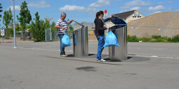Das Versuchsgebiet für Unterflurcontainer-Pilot wird wegen Teuerung verkleinert. Versuchsgebiet