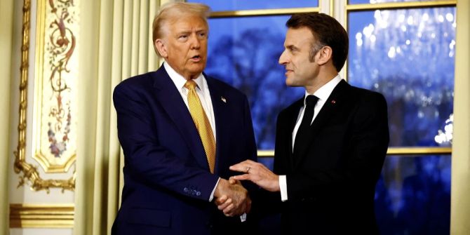 Donald Trump Emmanuel Macron