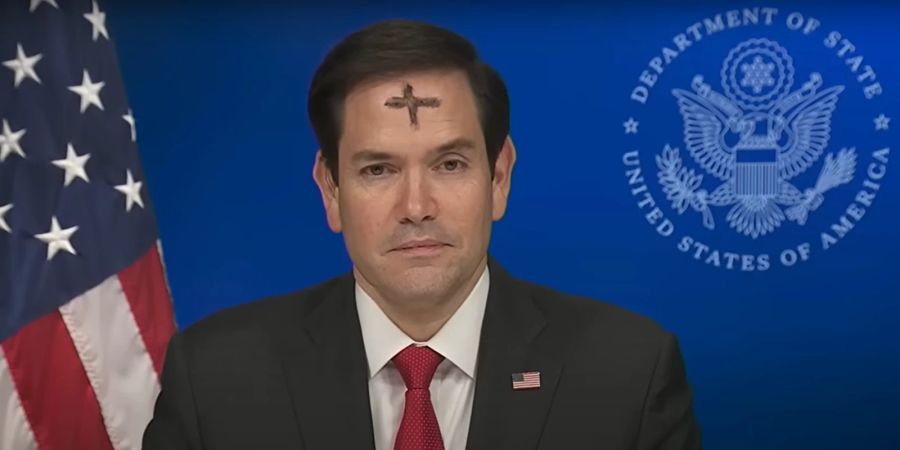 Rubio Kreuz Stirn