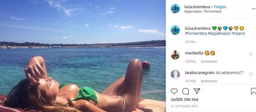 Luisa Kremleva beschuldigte Fussballspieler Theo Hernández, er habe sie vergewaltigt.
