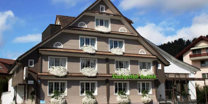 Der Landgasthof Seeblick im Gross. Seeblick Gross
