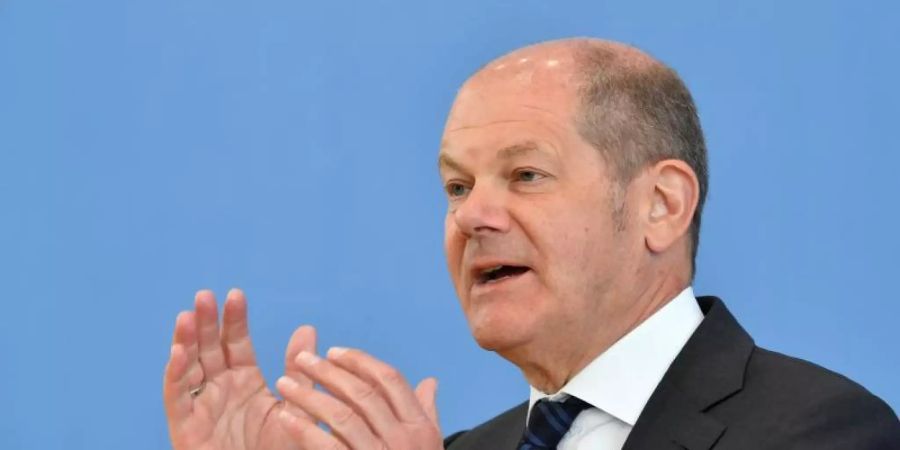 Bundesfinanzminister und Vizekanzler Olaf Scholz. Foto: John Macdougall/AFP POOL/dpa