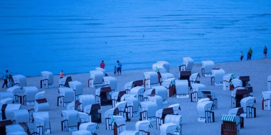 Urlauber auf Rügen im vergangenen August