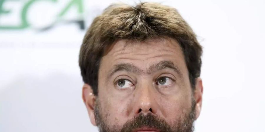 Andrea Agnelli ist der Präsident der Europäischen Fussball-Clubvereinigung (ECA). Foto: Salvatore Di Nolfi/KEYSTONE/dpa