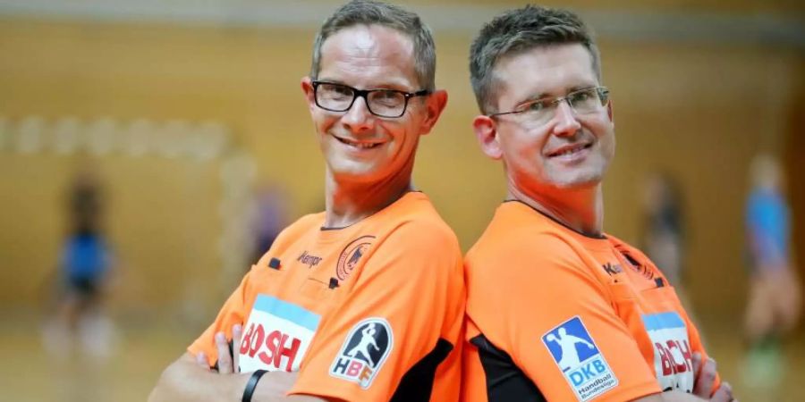 Ein erfahrenes Gespann: Marcus Helbig (l) und Lars Geipel. Foto: Jan Woitas/dpa-Zentralbild/dpa