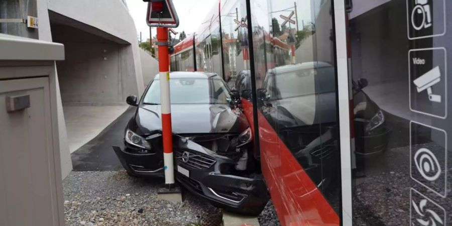 Unfall mit der Appenzeller Bahn