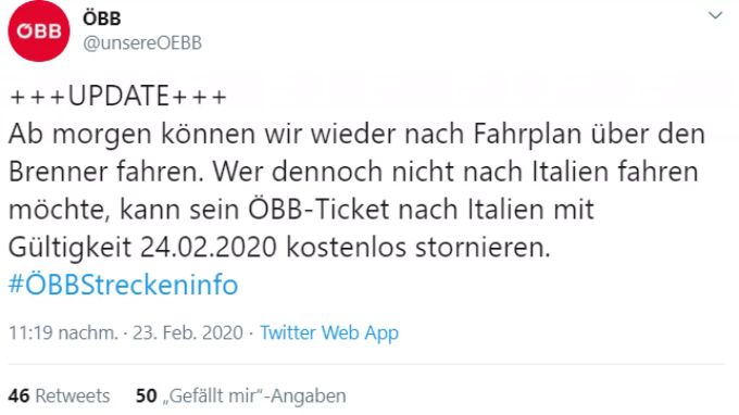 Ab Montag verkehren die Züge wieder nach Fahrplan. j