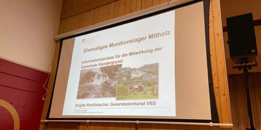 VBS Mitholz Munitionslager