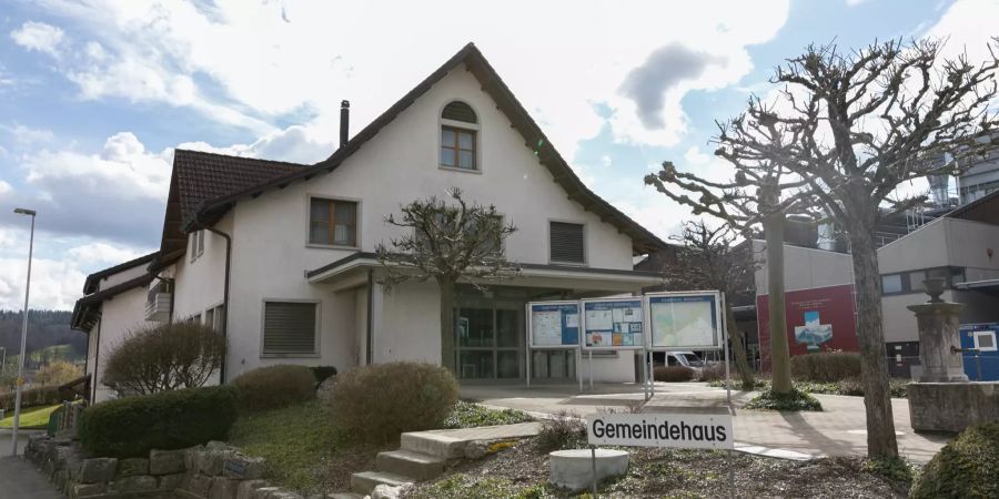 Die Gemeindeverwaltung Brunegg.