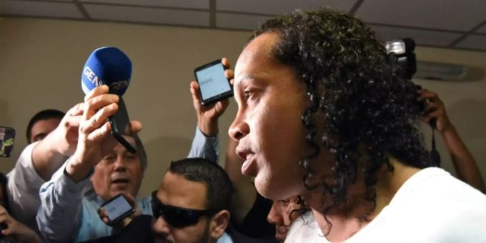 Der brasilianische Ex-Fussballstar Ronaldinho Der brasilianische Ex-Fussballstar Ronaldinho