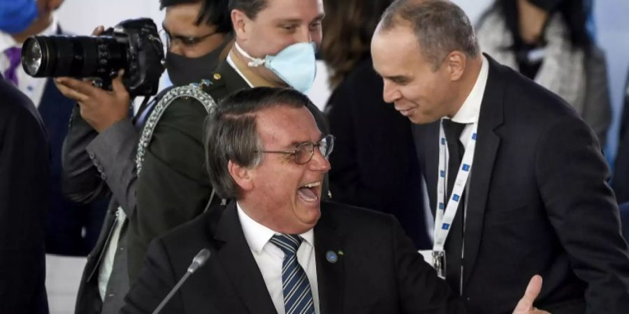 Brasiliens Präsident Bolsonaro beim G20-Gipfel in Rom