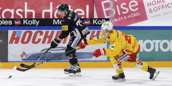 Der EHC Biel gewinnt auswärts bei Fribourg-Gottéron. EHC Biel Fribourg-Gottéron