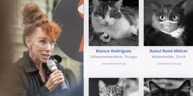 Zertifikatsgegner Sibylle Berg Katzenbilder