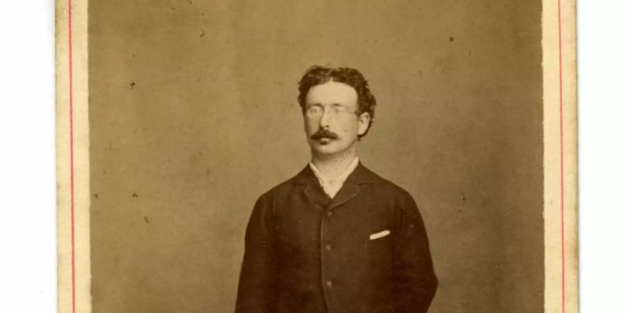 Julius Maggi, als junger Mann (ca. 1880). Foto: --/Archives Historiques Nestlé, Vevey/dpa