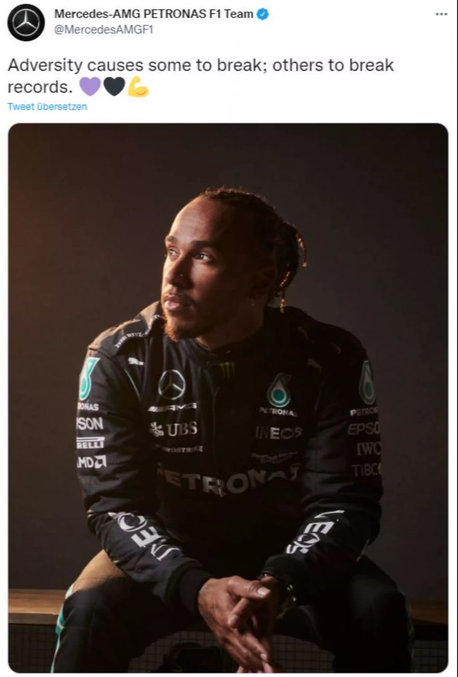 Lewis Hamilton Mercedes Twitter