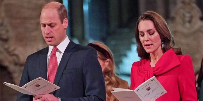William und Kate beim Weihnachtssingen in der Westminster Abbey. William und Kate beim Weihnachtssingen in der Westminster Abbey.