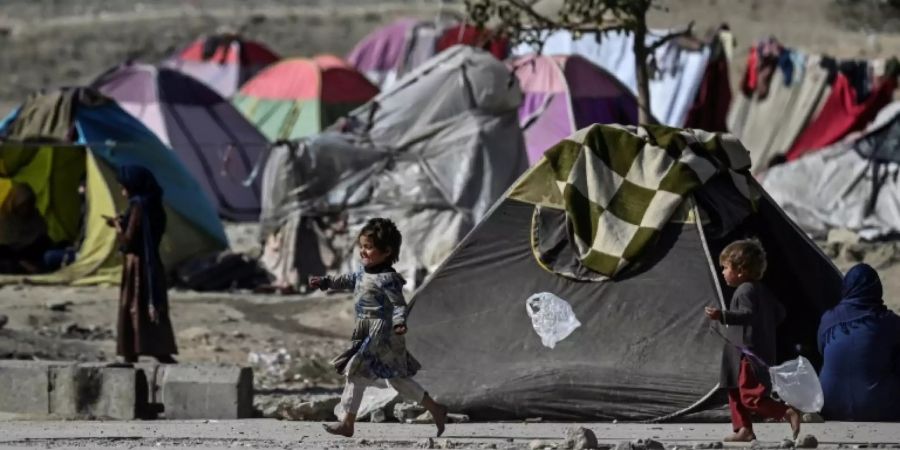 Flüchtlingscamp in Kabul