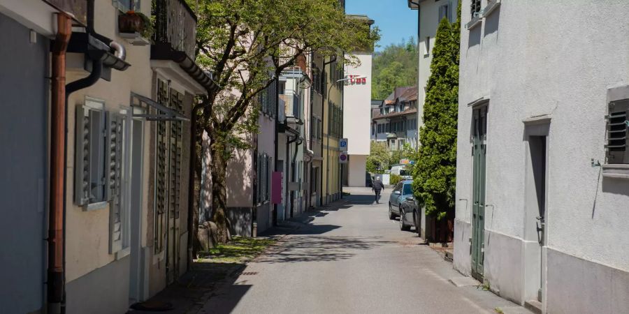 Christiansgasse in der Stadt Glarus.