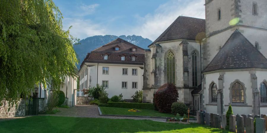 Kirche St.Sebastian in der Gemeinde Schänis in St.Gallen.