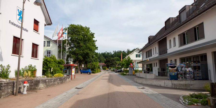 Dorfmitte in Freienstein-Teufen.