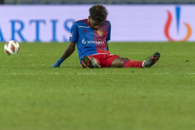Andy Pelmard (FC Basel) nach der Niederlage gegen den FC St.Gallen. FC Basel Andy Pelmard