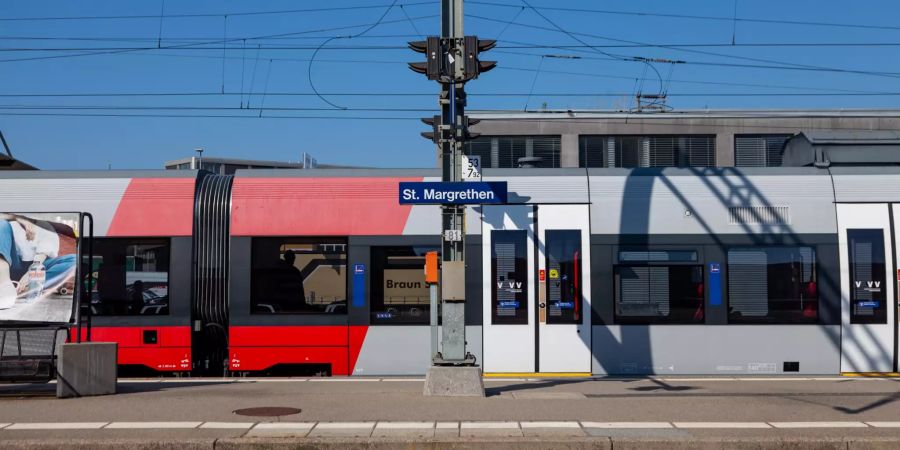 Der Bahnhof der Gemeinde St.Margrethen.