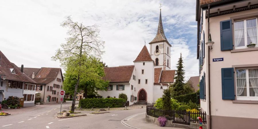 Der Dorfkern der Gemeinde Muttenz.