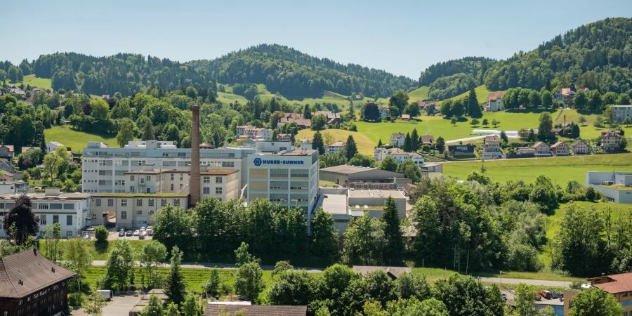 Blick auf die Industrie Herisau.