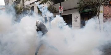 Mapuche Indigenous people protest in Chile