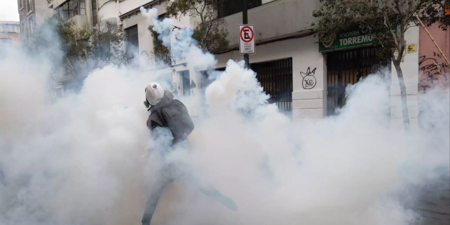 Mapuche Indigenous people protest in Chile