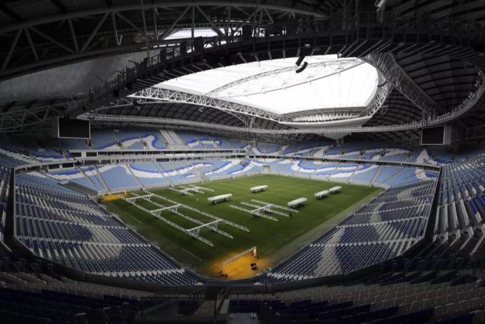 Das al-Janoub Stadium in al-Wakra. al-Wakrah SC